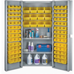 Deepdoor combination bin cabinet