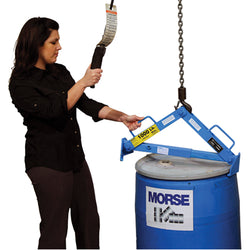 Overhead drum lifter