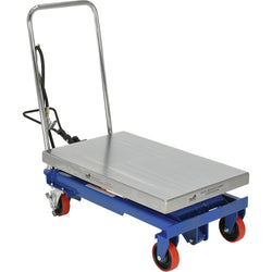 Pneumatic mobile lifting table, 1000 lbs capacity