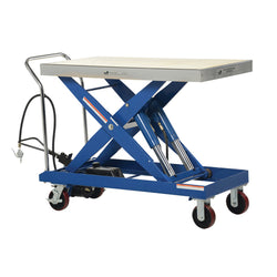 Table élévatrice mobile pneumatique, capacité de 2000 lb