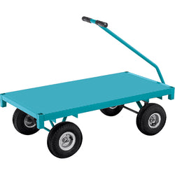 Wagon style truck with steel top, 24" x 48", 1000 lbs capacity