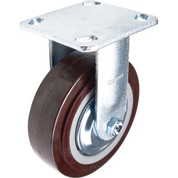 Polyurethane rigid caster, 6" diameter, 850 lbs capacity