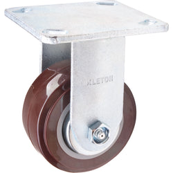 Polyurethane rigid caster, 4" diameter, 550 lbs capacity