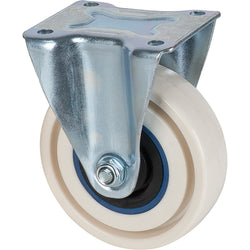 Nylon rigid caster, 4" diameter, 440 lbs capacity