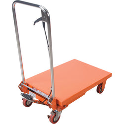 Mobile lifting table, 660 lbs capacity, 32" x 20" paltform, raised height up to 34.6"