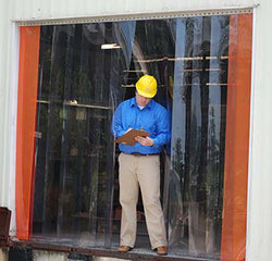 porte à lanières souples pvc strip door