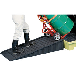 Ramp for 12" high spill containment pallet