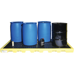 8-drums low profile containment pallet, 100