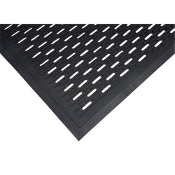 Tapis grattoir avec fentes, 36" x 60", noir