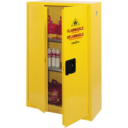 Armoire pour produits inflammables, 43"L x 18"P x 65"H, cap. de 45 gallons