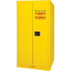 Armoire pour produits inflammables, 34"L x 34"P x 65"H, cap. de 60 gallons