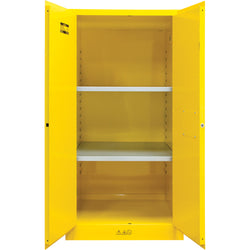 Armoire pour produits inflammables, 34"L x 34"P x 65"H, cap. de 60 gallons