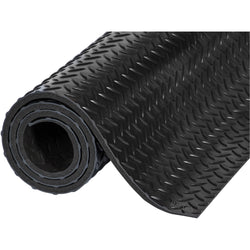 Industrial Deck Plate Mats, 3' x 5', black