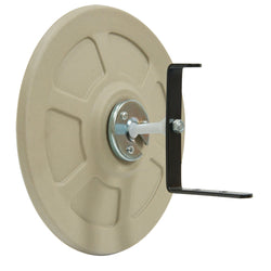 Miroir convexe, 36" de diamètre, bordure beige