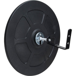 Miroir convexe, 18" de diamètre, bordure noire