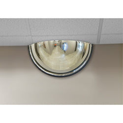 180° closed top half dome mirror, 26" diameter