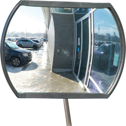 Miroir convexe rectangulaire/rond, usage extérieur, 24" x 36"