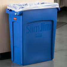 contenant slim jim de rubbermaid, rubbermaid, tresk